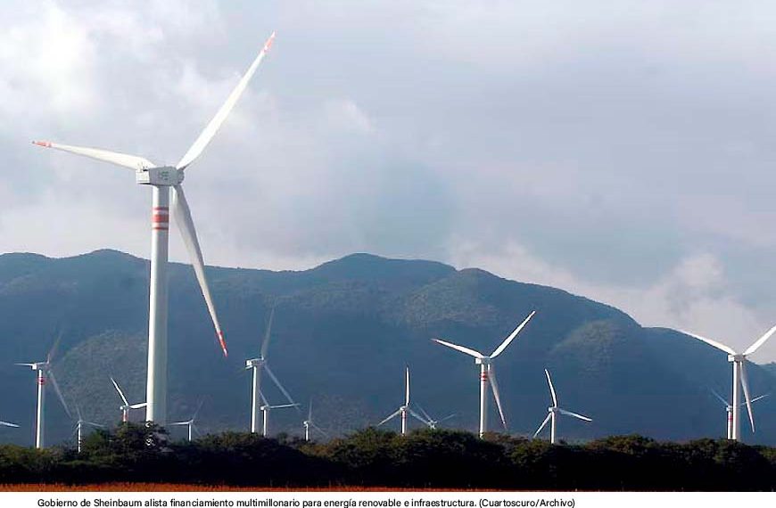 Banobras prepara bolsa de 80 mil mdp para impulsar proyectos de energía renovable en México