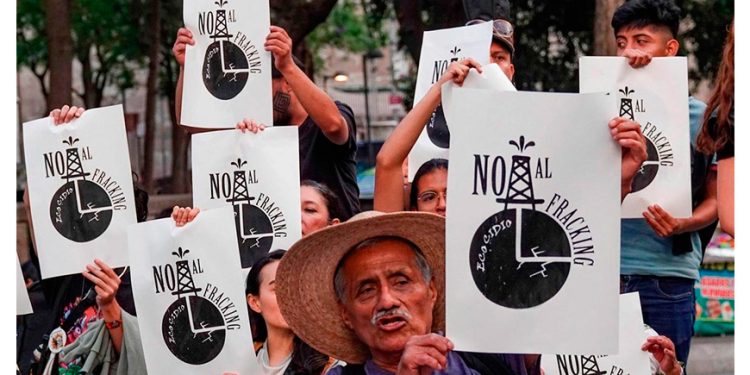 Pueblos potosinos piden a Sheinbaum vetar ‘fracking’ y minería a cielo abierto