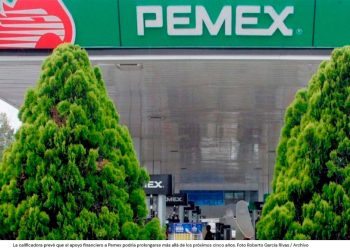 Pemex requerirá 57 mil mdd del gobierno para pagar amortizaciones de su deuda entre 2026 y 2030: Moody’s