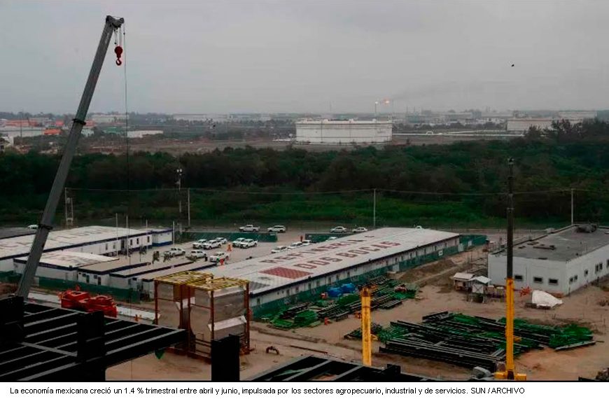 Construcción, manufactura y energía elevan la producción industrial en agosto
